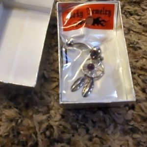Dream catcher belly ring
